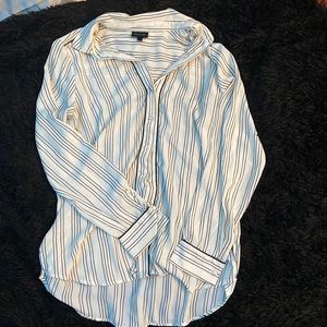 Who What Wear button up striped top